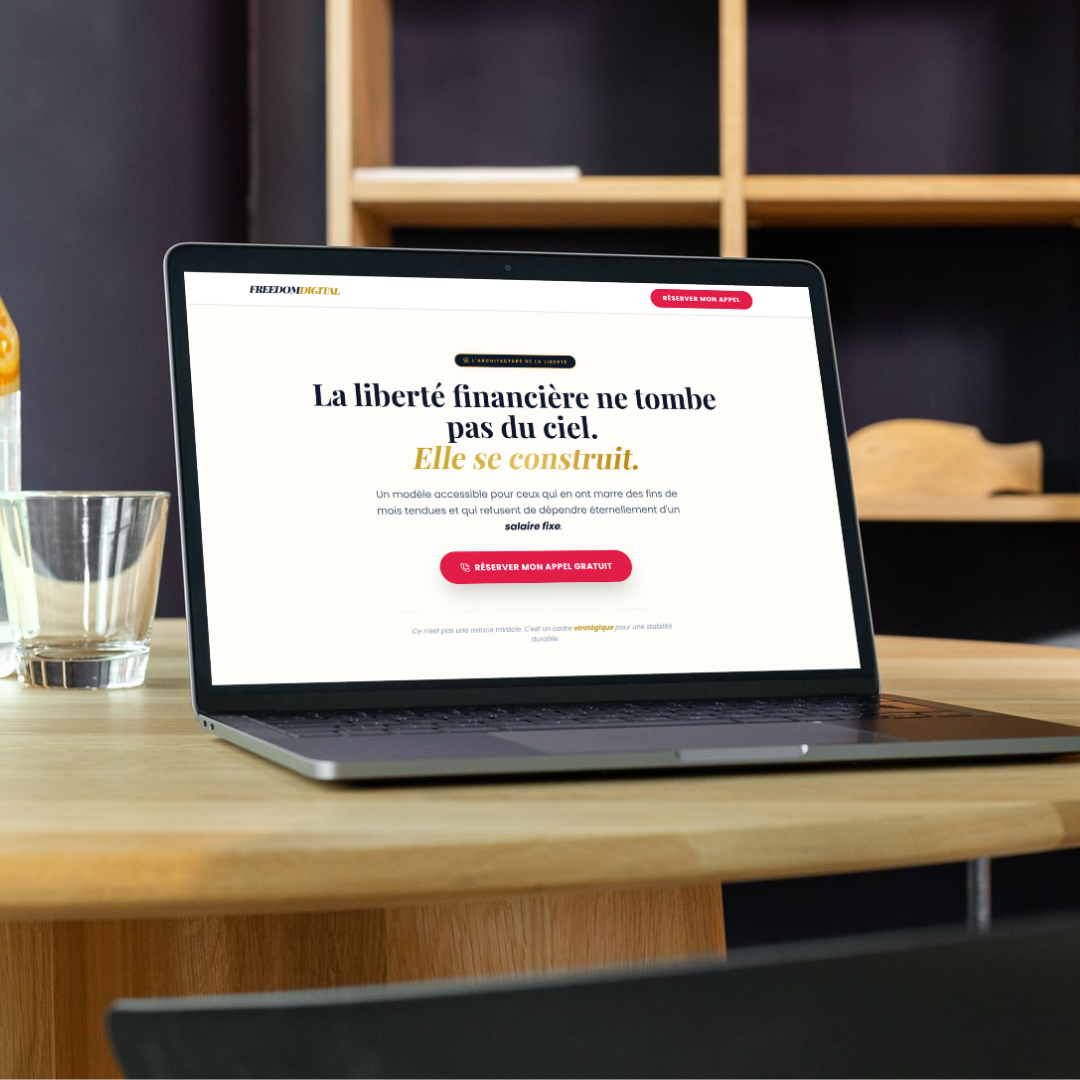 Freedom Digital - Case study cover image representing funnel performance